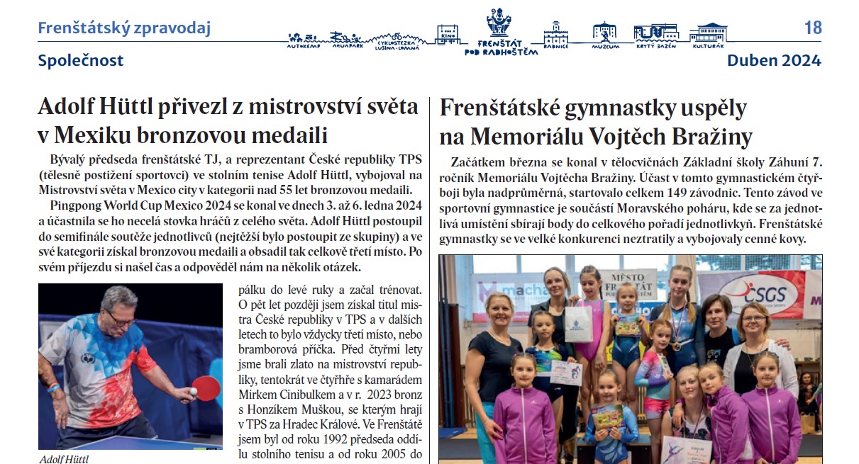 Adolf Hűttl přivezl z mistrovství světa v Mexiku bronzovou medaili